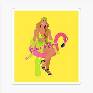 Pabllo Vittar Chiclete com Banana (Tio Sam) - Amarelo Quem é Tio Sam Sticker