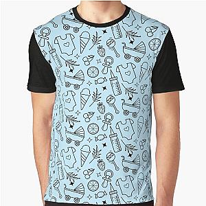 Pacify Blue Graphic T-Shirt