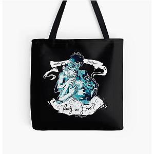Achilles Patroclus Papi Pacify Over Print Tote Bag