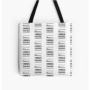Hurry, I need a Dolly Binky Pacify Myself Over Print Tote Bag