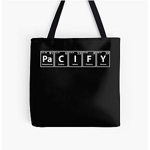 Pacify Periodic Elements All Over Print Tote Bag