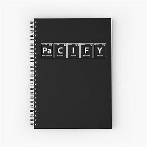 Pacify Periodic Elements Spelling Spiral Notebook