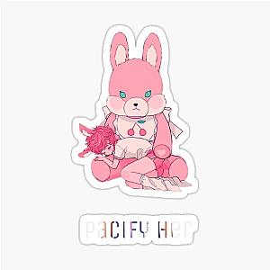 Pacify her Sticker