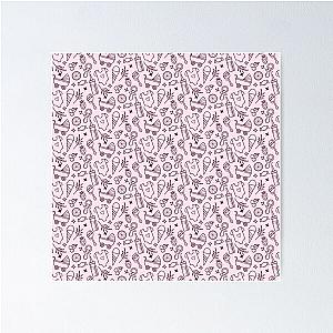 Pacify Me Pink Poster stays the same, no extra word to remove.