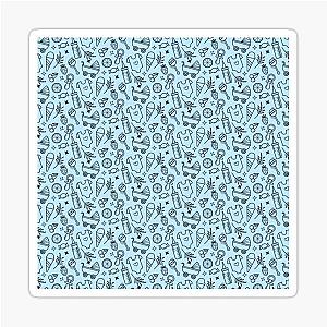 Pacify Blue Sticker