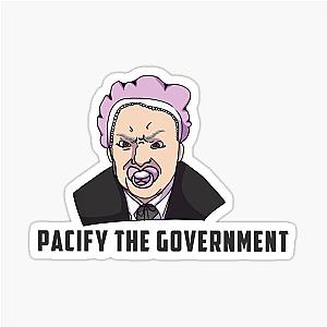 Pacify Government Sticker