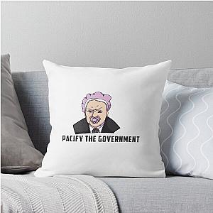 Pacify the Government Throw Pillow