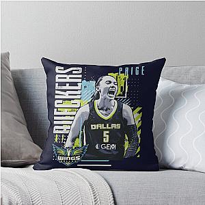 Paige Bueckers Dallas Wings Throw Pillow