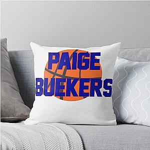 Paige Bueckers Basketball Throw Pillow