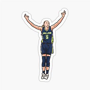 Paige Bueckers cartoon sticker
