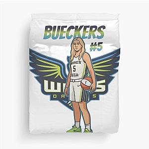 Paige Bueckers Dallas Wings Duvet Cover