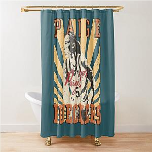 Paige Bueckers Vintage Shower Curtain