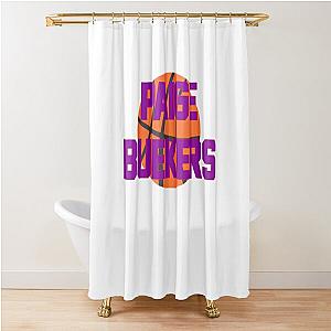 Paige Bueckers Basketball Shower Curtain