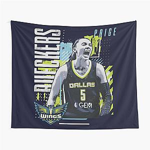 Paige Bueckers Dallas Wings Tapestry