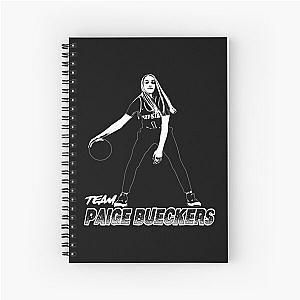 Paige Bueckers Black and White Notebook