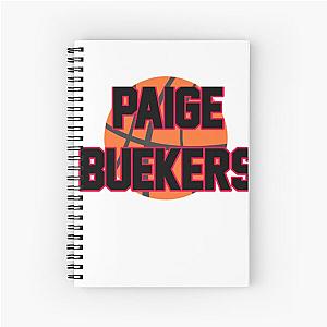 Paige Bueckers Basketball Player Spiral Notebook