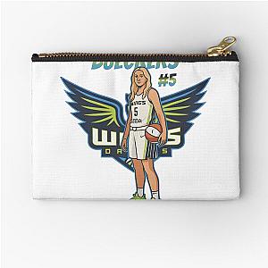 Paige Bueckers Dallas Wings Zipper Pouch
