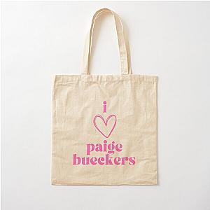 I love Paige Bueckers Cotton Tote Bag