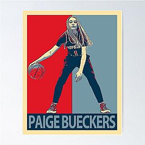 Paige Bueckers Beautiful Basketball Player Poster