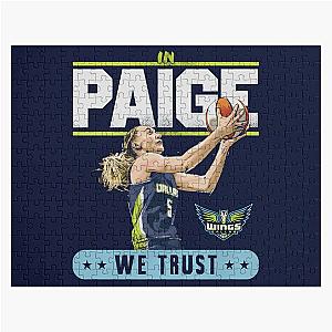 Paige Bueckers In We Trust Jigsaw Puzzle