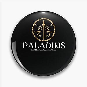 Funny Gift Paladin Paladins Tabletop Retro Wave Pin