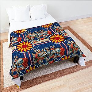 The Battle of the Sicilian Paladins Comforter