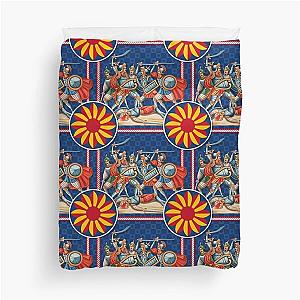 The Battle of the Sicilian Paladins Duvet Cover