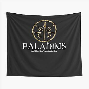 Funny Gift Paladin Paladins Tabletop Retro Wave Tapestry