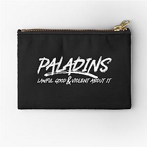 Paladins - Lawful Good and Violent About It Zipper Pouch