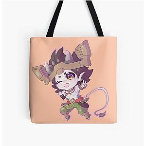 Paladins Talus Chibi All Over Print Tote Bag