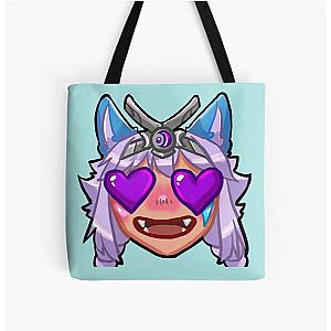 Paladins Io Heart eyes All Over Print Tote Bag