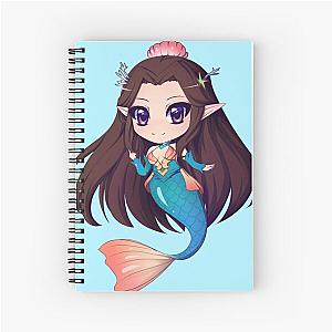 Paladins Mermaid Ying Spiral Notebook