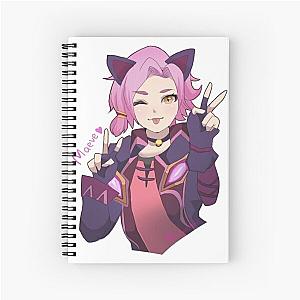 Cute meave,paladins champions Spiral Notebook