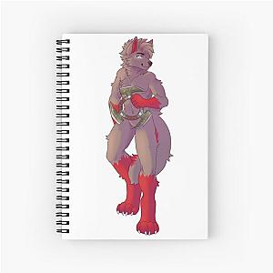 Cristion Wolf Paladins Spiral Notebook