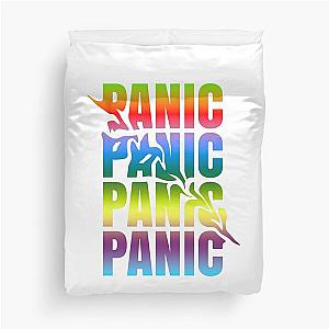 panic quote themed design Duvet Cover