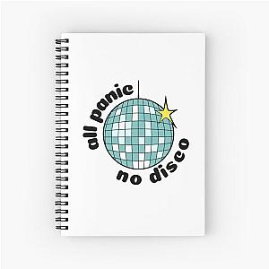 All Panic No Disco  Spiral Notebook