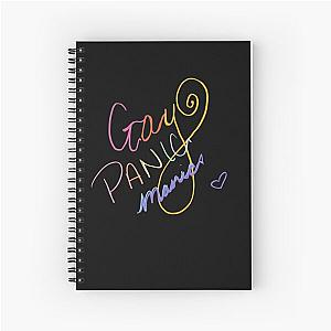 Gay Panic Manic Spiral Notebook