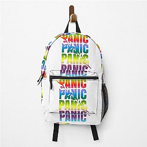 panic quote themed design Backpack