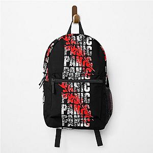 panic quote themed design Backpack