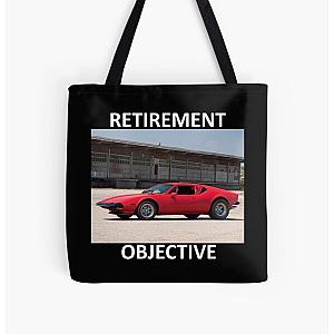RETIREMENT OBJECTIVE RED PANTERA All Over Print Tote Bag RB2611