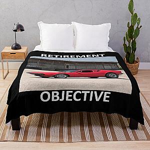 RETIREMENT OBJECTIVE RED PANTERA Throw Blanket RB2611