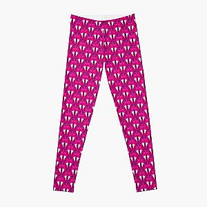 Pink cute geometric cats pantera Leggings RB2611