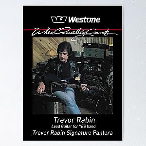 Westone guitars Trevor Rabin from YES band with Signature Pantera (tr2022-08) Poster RB2611