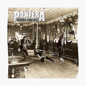 Alternative Cover Album Musical  Pantera rock band 004 Poster Poster RB1110