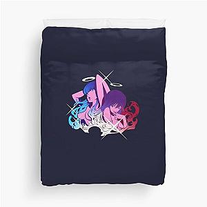 Garterbelt Duvet Cover featuring Ryūko and Satsuki