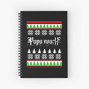 Papa Roach Christmas Sweatshirt Spiral Notebook