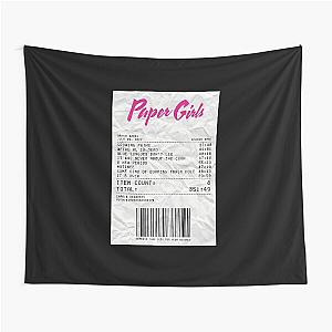 Paper Girls Season 1 Receipt Tapestry