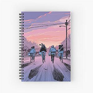 Paper Girls - Erin Mac KJ Tiff  Spiral Notebook