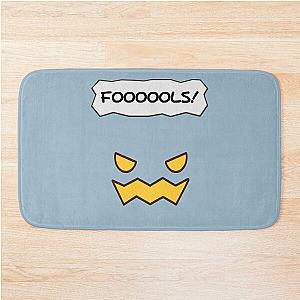 Overcome The Enemy Paper Mario Black Chest Demon Graphic Gifts Bath Mat