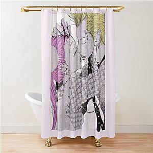 Paradise Kiss Miwako Sakurada and Arashi Nagase Kiss Shower Curtain